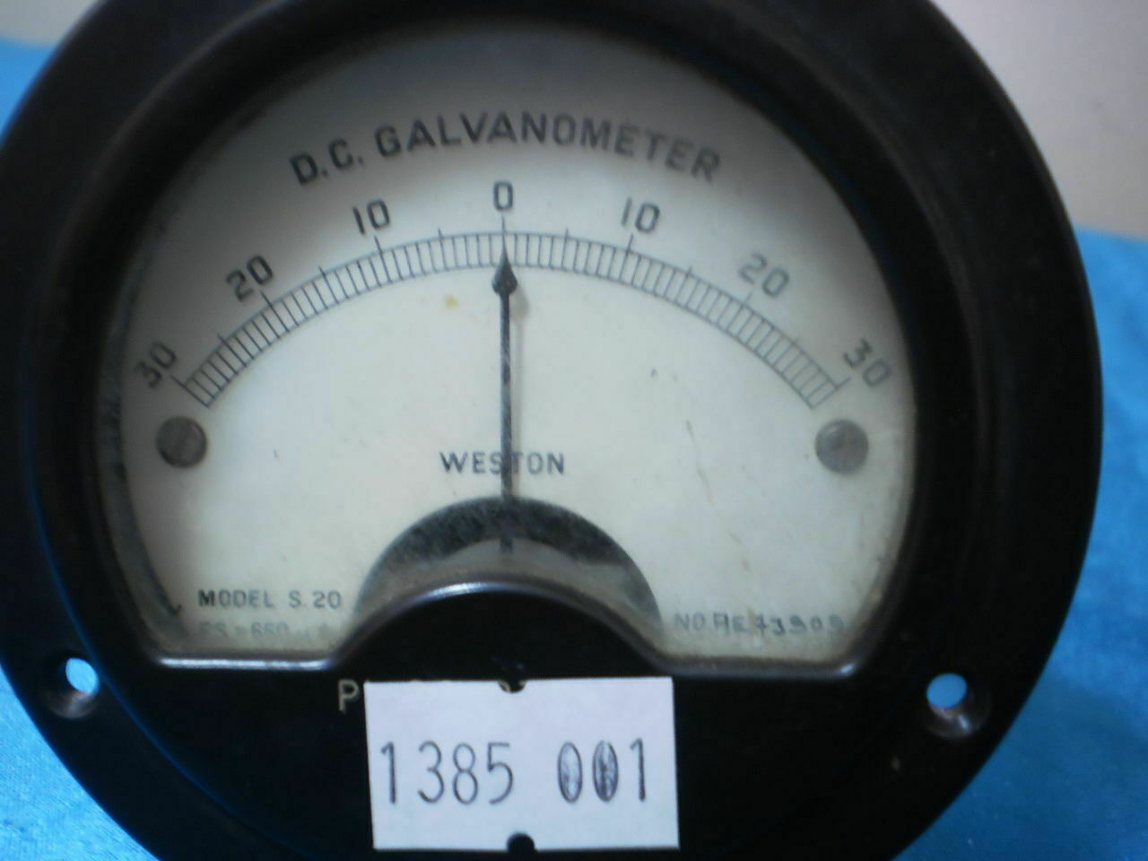 Weston S.20 S20 DC Galvanometer 30 Days Warranty Expedited Shipping