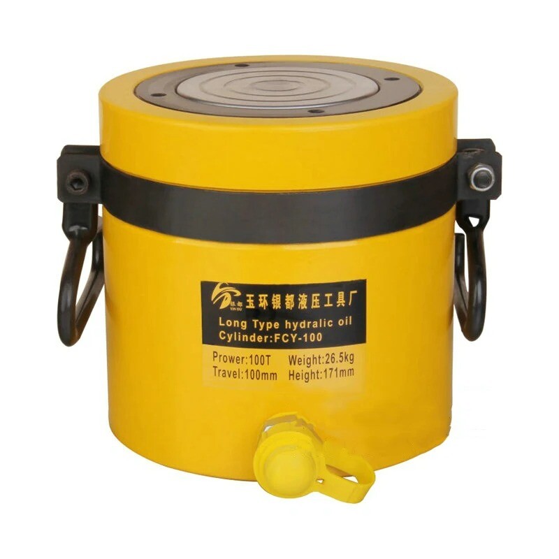 100T Hydraulic Jack 100mm Stroke Hydraulic Jack Cylinder FCY-100 Large Tonnage