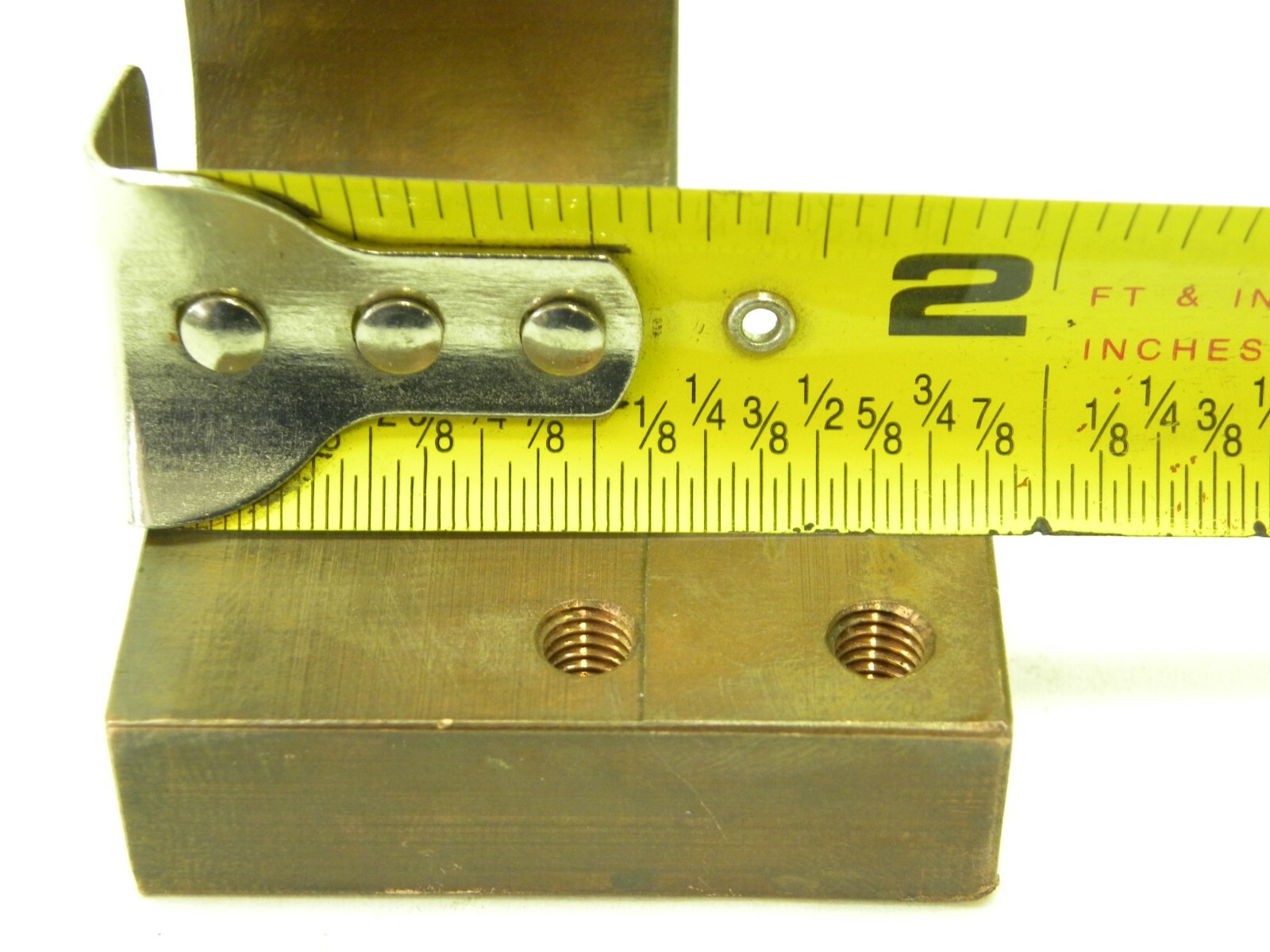 NEW – Solid Copper 2.1293 Busbar 9/16″ x 1-1/8″ Curved #5987465B84 Conductor