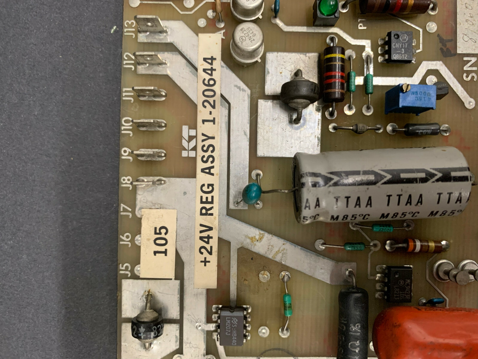 Kearney Trecker Reg Assembly +24V 1-20644 Board – 30 Day Warranty