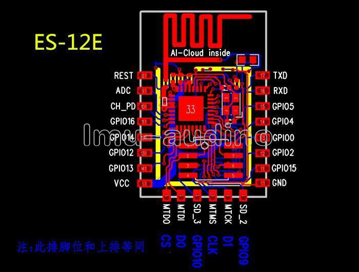 ESP8266 ESP 12E Wireless WIFI Transceiver Module Serial Port AP+STA