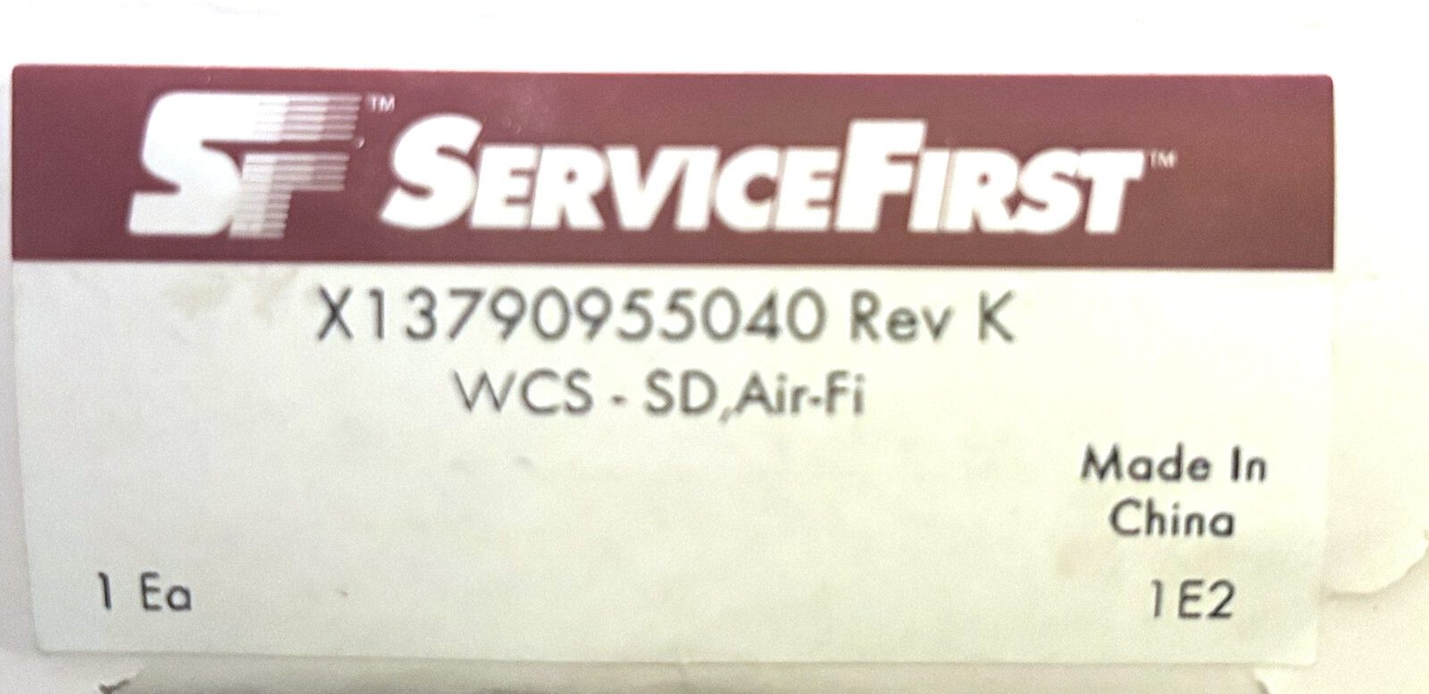 Trane/Service First X13790955040 Wireless Sensor (New In Box)