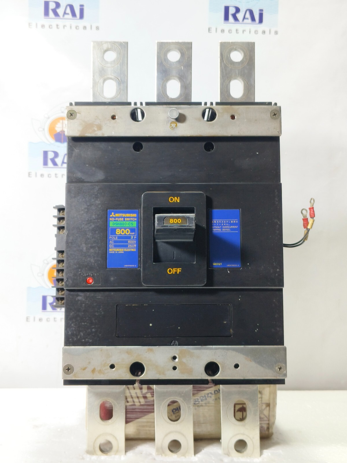 MITSUBISHI DSN-800 CS 800 AMP 3POLE 200-220VAC MOTOR OPERATOR CONTROL UNIT
