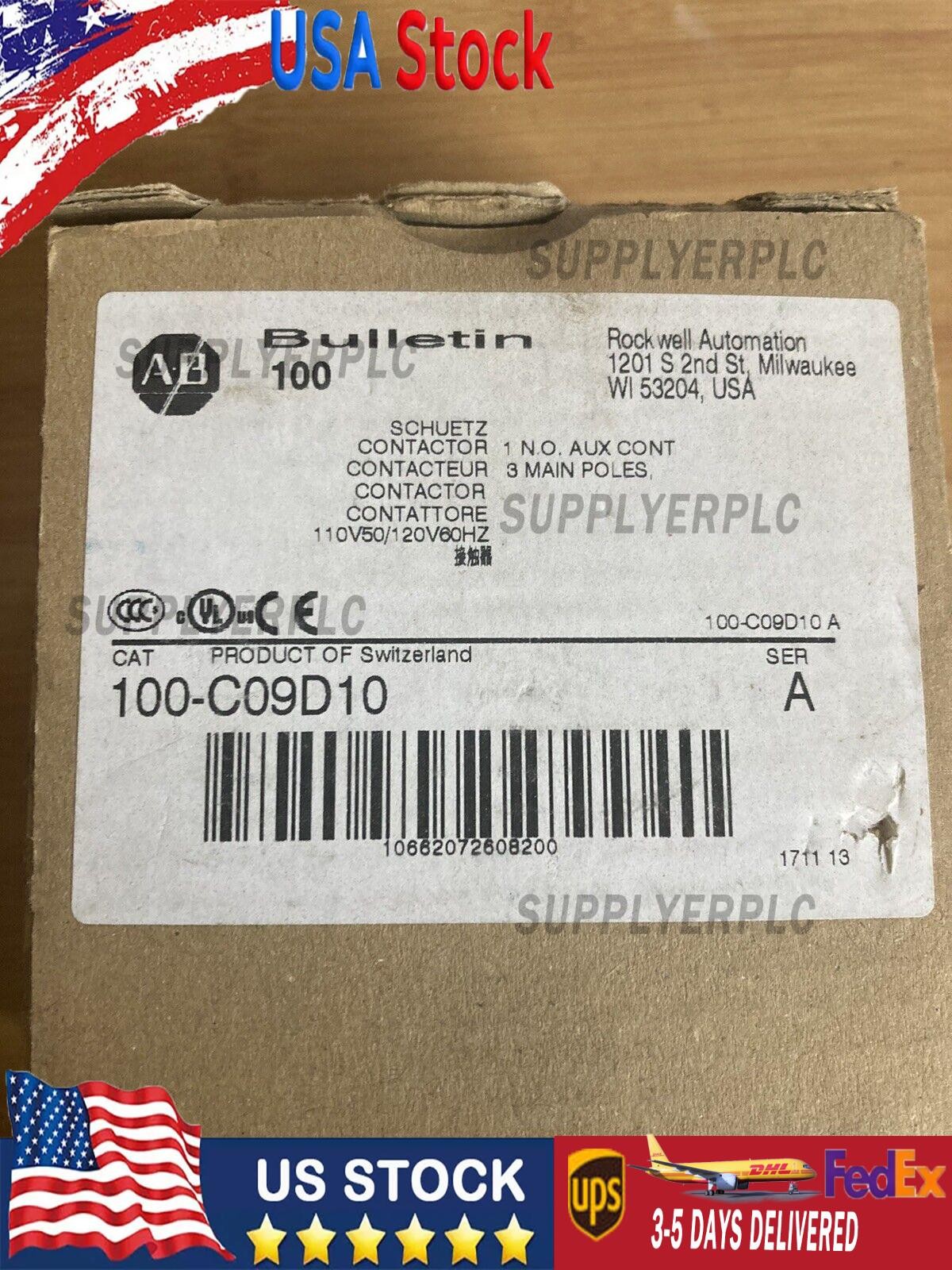 ALLEN-BRADLEY 100-C09D10 IEC CONTACTOR 9 AMP 120VAC NEW IN BOX