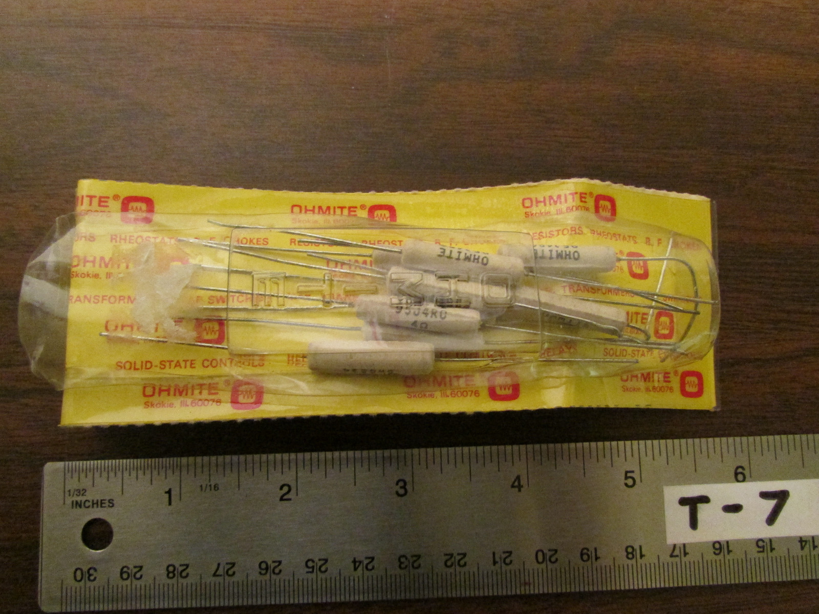 Package of 10 Ohmite Series 99 5% Wirewound Resistors 4 Ohm 5 Watts New