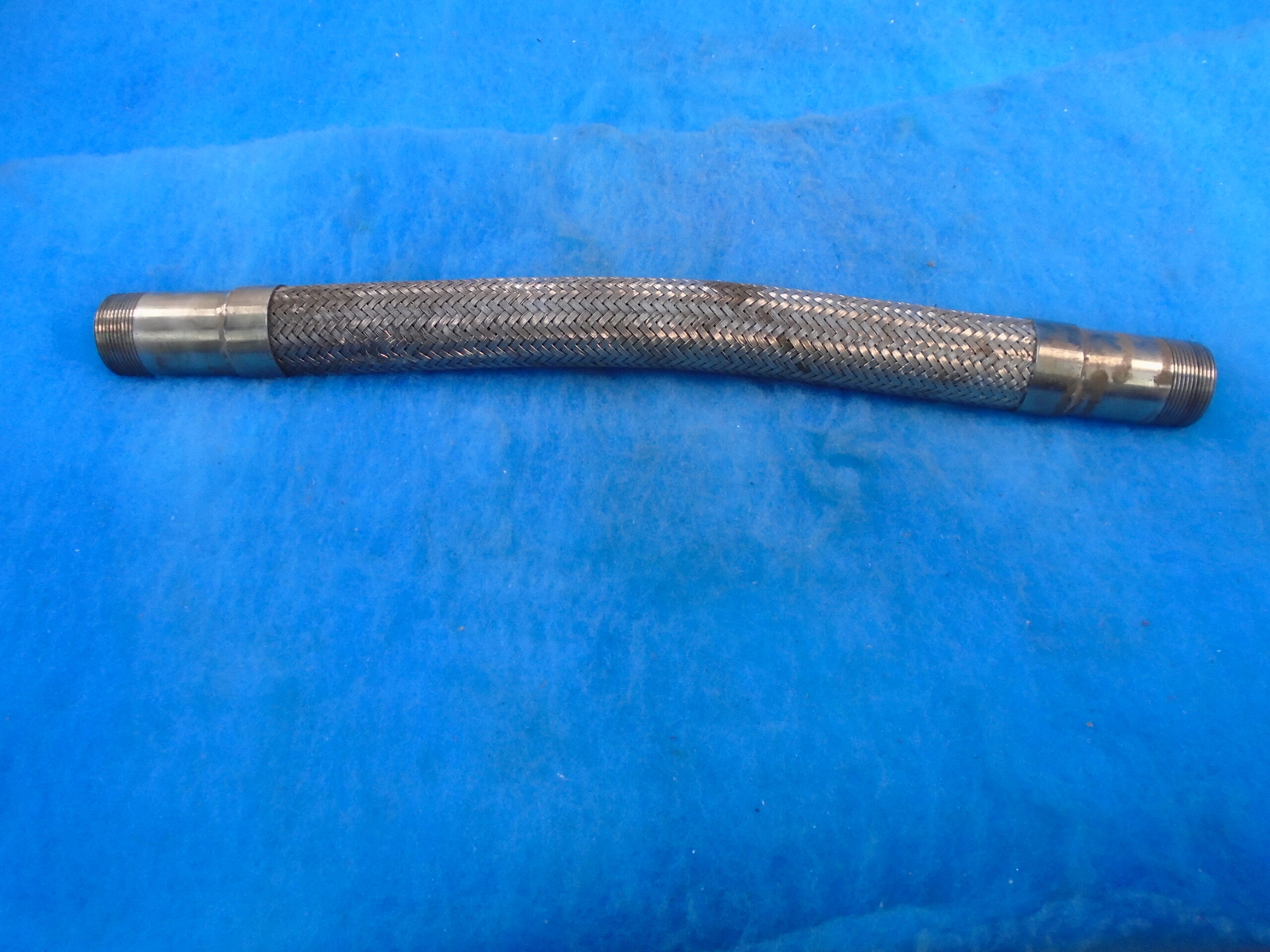 FLEX HOSE BRAIDED STAINLESS STEEL FLEX HOSE 59235 L 24″X1 3/4″ DIA 90 DAYS WARR