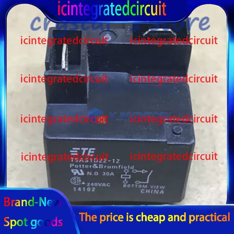 1pcs ORIGINAL T9AS1D22-12 30A 240VAC 30 amps 240 volts TE relay brand new