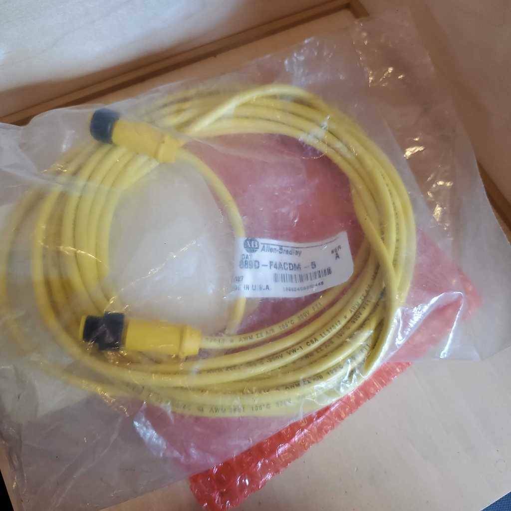 Allen-Bradley 4 Pin Micro Patchcord 889D – F4ACDM- 5 To 4 Pin Micro Female New