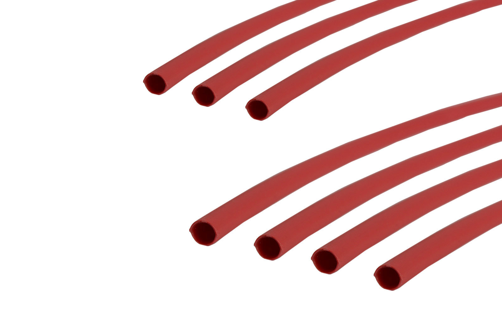 7 Lot TEMCo 1/8″ Marine Heat Shrink Tube 3:1 Adhesive Glue Lined 12″ long RED