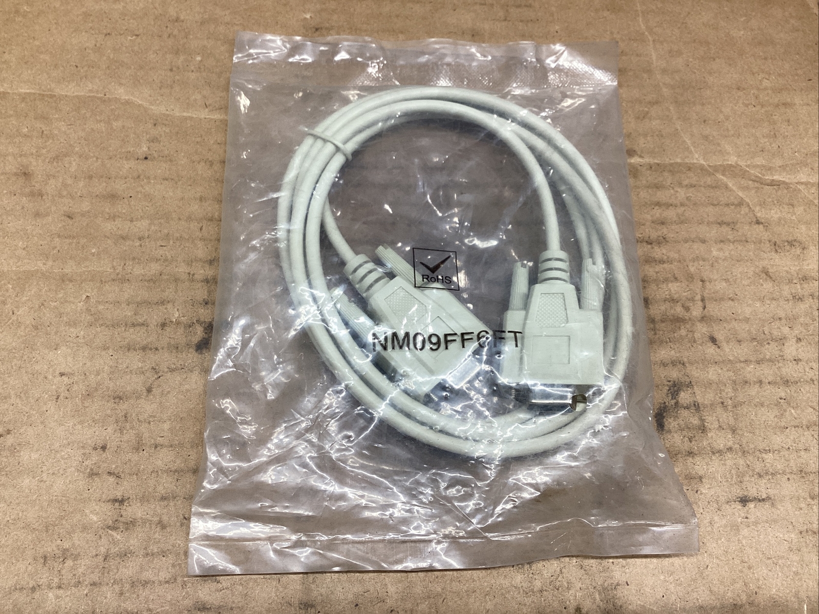 Null Modem NM09FF6FT Female 9 Pin to Female 9 Pin Cable #805M45