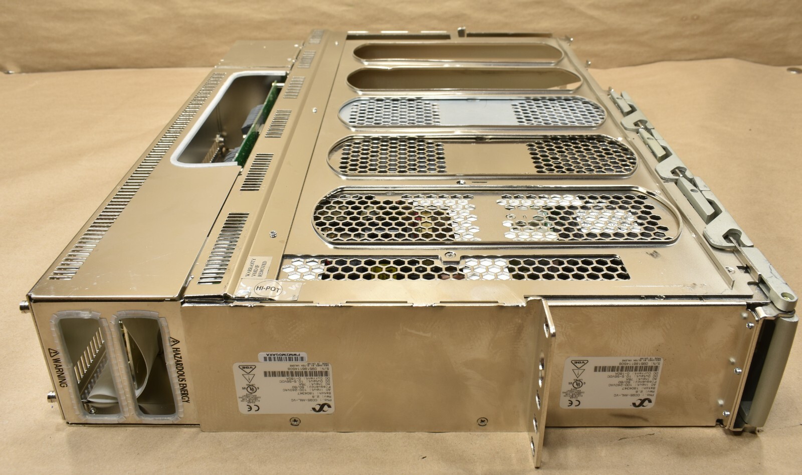 Eltek Valere CC9S-ANL-VC Power Chassis Two V2500A-VC 48V, 50A Modules