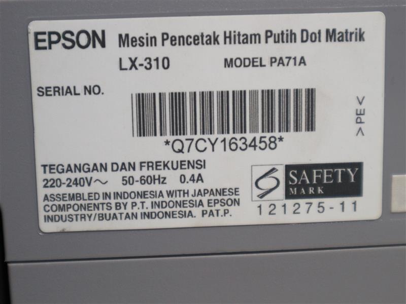 Epson PA71A LX-310 LX310 Dot Matrix Printer 30 Days Warranty Expedited Shipping