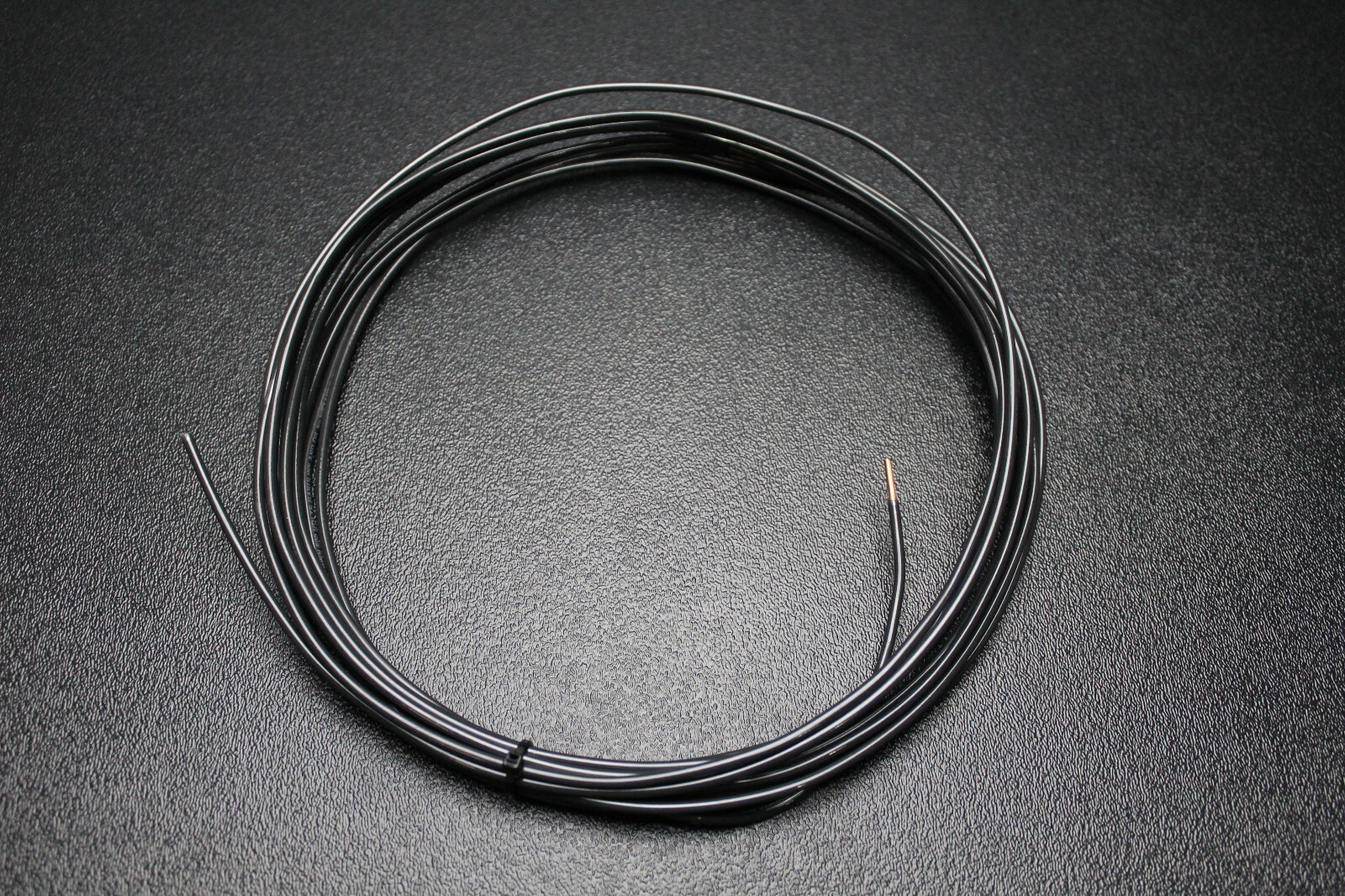 12 GAUGE THHN WIRE SOLID BLACK 10 FT THWN 600V 90C BUILDING MACHINE CABLE AWG