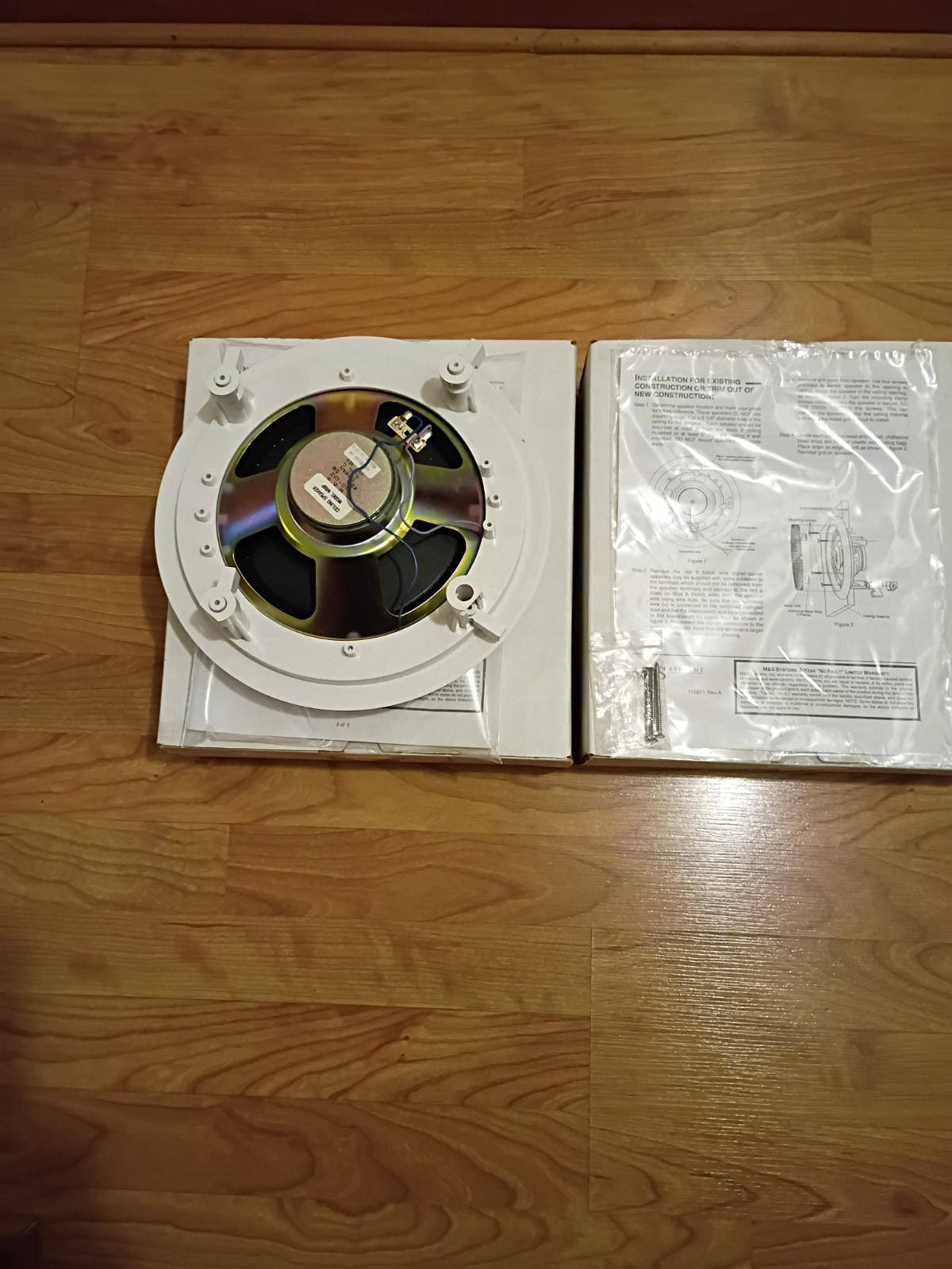 (2) PAIR OF NEW IN BOX M&S Premium 8 Inch Ceiling Mount Speakers