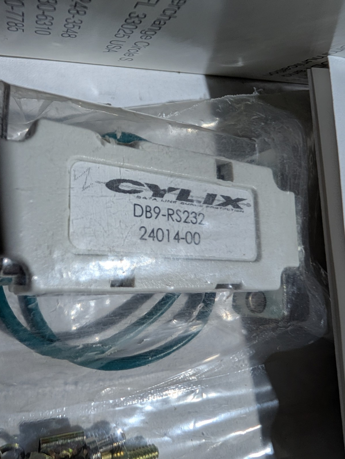 DB9-RS232 24014-00 CYLIX Surge Protector 18V 60AMP – FAST USA SHIPPING! #W35