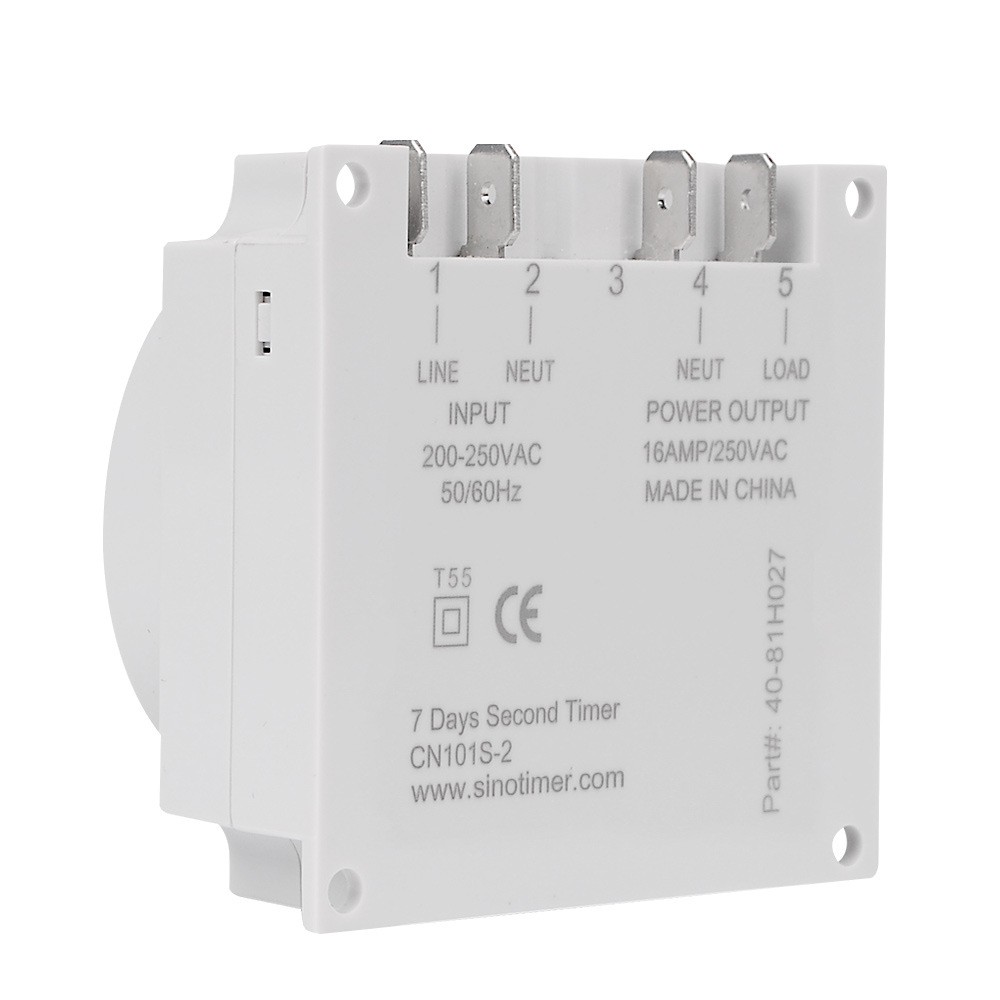 CN101S 1 Second Interval 5V 12V 24V 110V 220V 7 Days Programmable Timer Switch