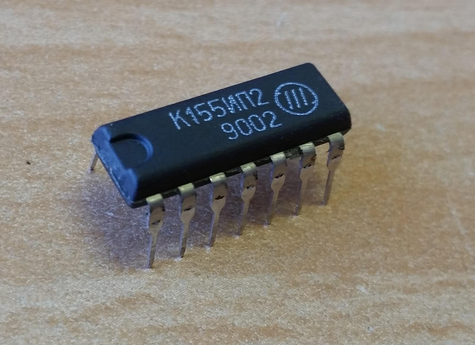 IC K155IP2 = SN74180N / 74180 DIP14 USSR NOS (Lot of 20 pcs)