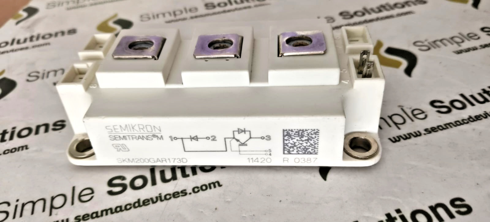 1PC- SEMIKRON SKM200GAR173D High Voltage IGBT Module- New open old Surplus stock