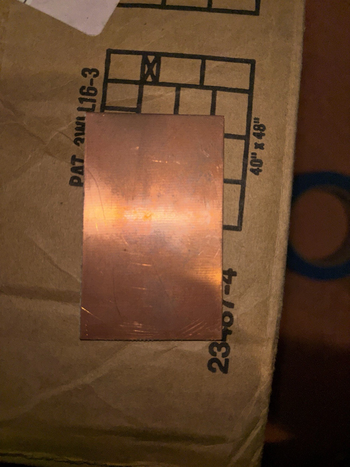 28 ct, 2 Side Copper Clad Circuit Board Laminate PCB .060” 1 oz Micaply, Used
