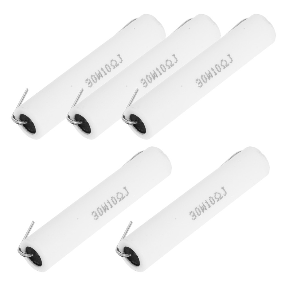 5Pcs 30W Wirewound Cement Resistor for Audio Speaker Crossover Heat Resistant