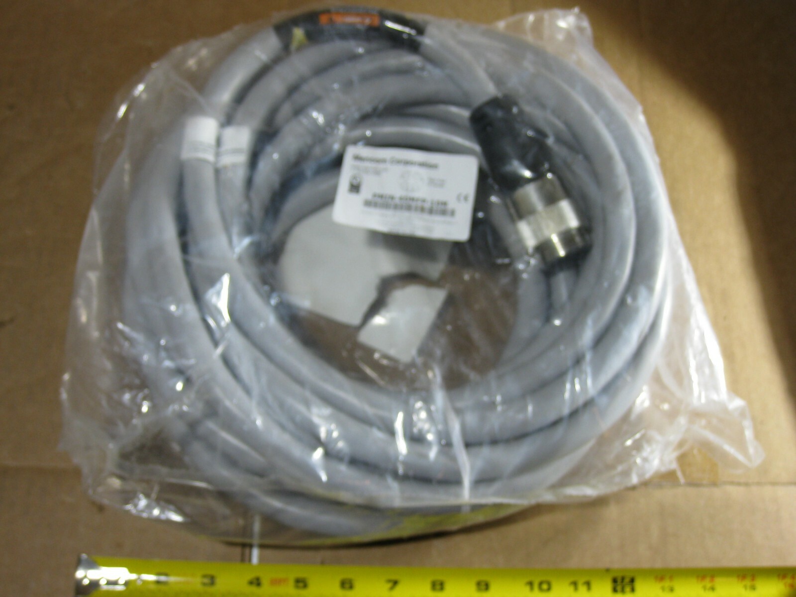 Mencom PMIN-40MFP-10M 4 Pole 10 AWG Mini Extension Cordset 10/4 25A 600V 10M MIN