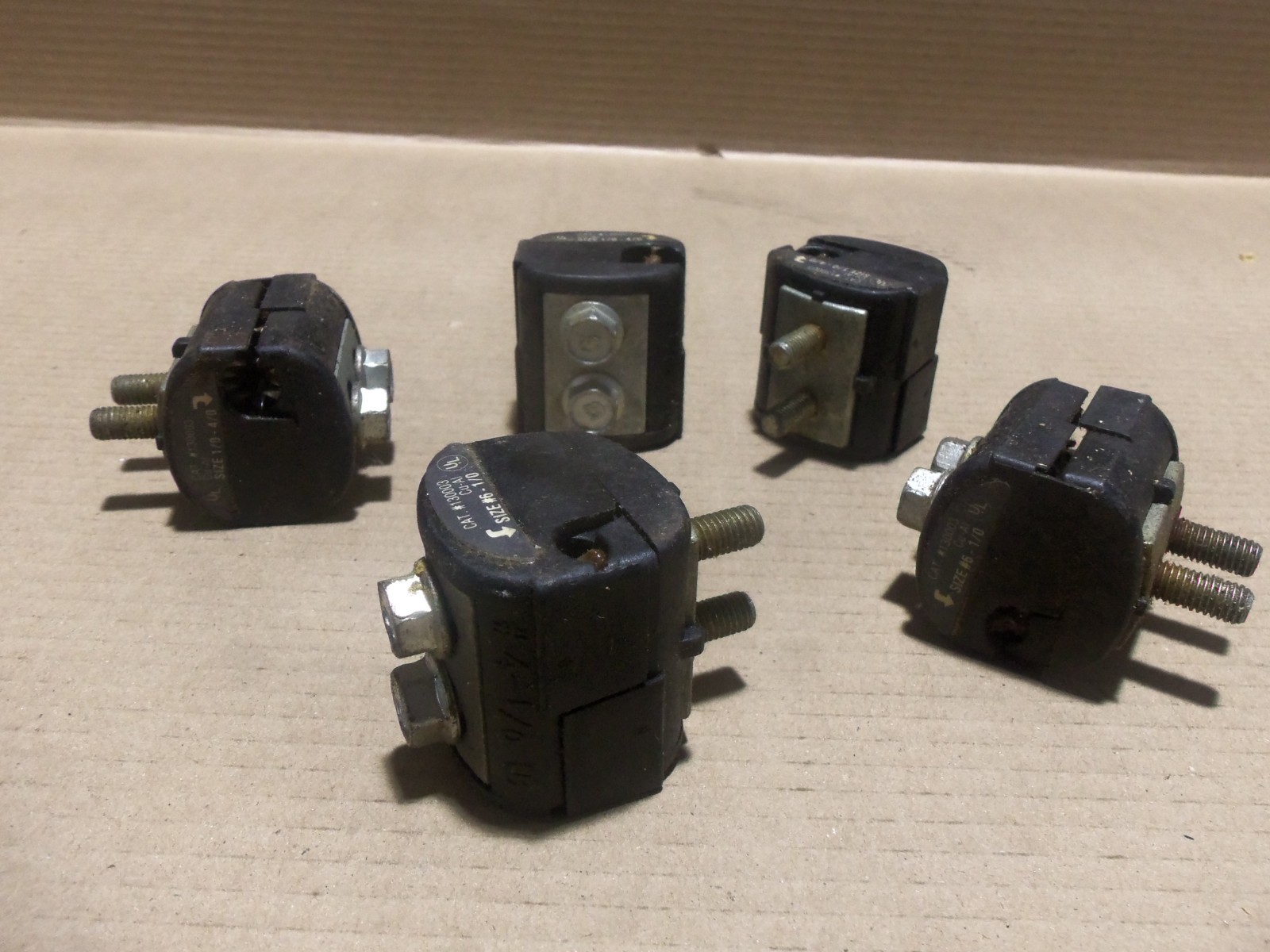 Kupler 130003 Lot of 5 Size 1/0-4/0 Insulated Piercing Connector AK