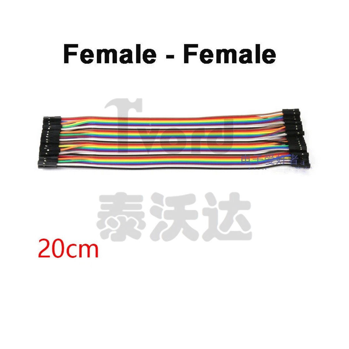 40 Dupont Jump Wire M-F M-M F-F Jumper Breadboard Cable Lead Length 10CM to 40CM