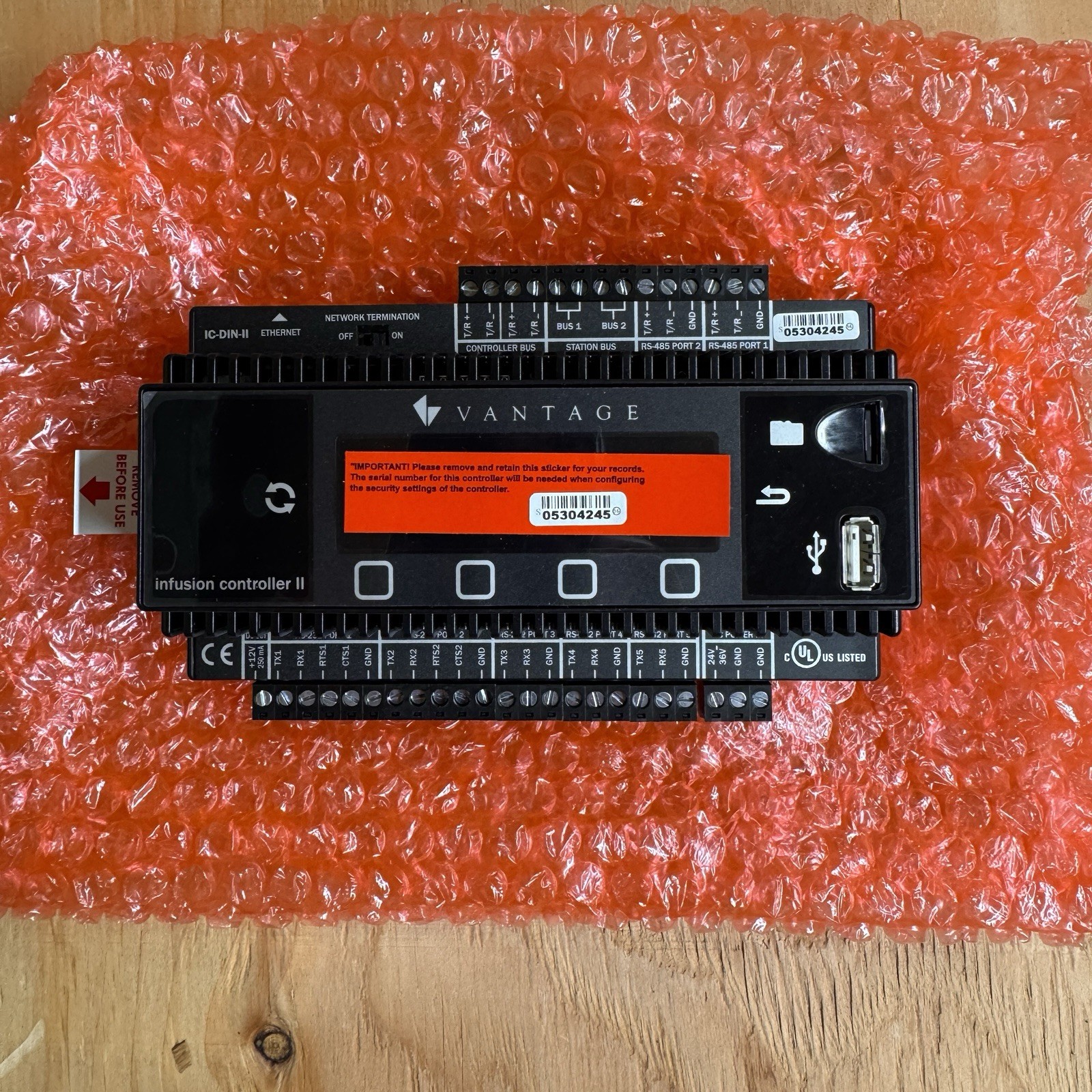 VANTAGE IC-DIN-II DIN INFUSION CONTROLLER II