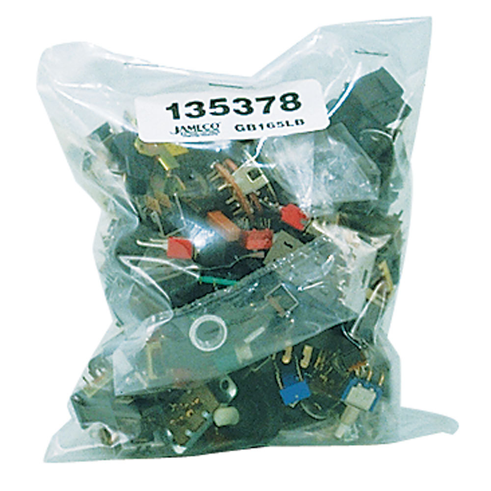 Jameco Valuepro GB165LB Switch Grab Bag Push Rocker Slide Toggle Contents vary
