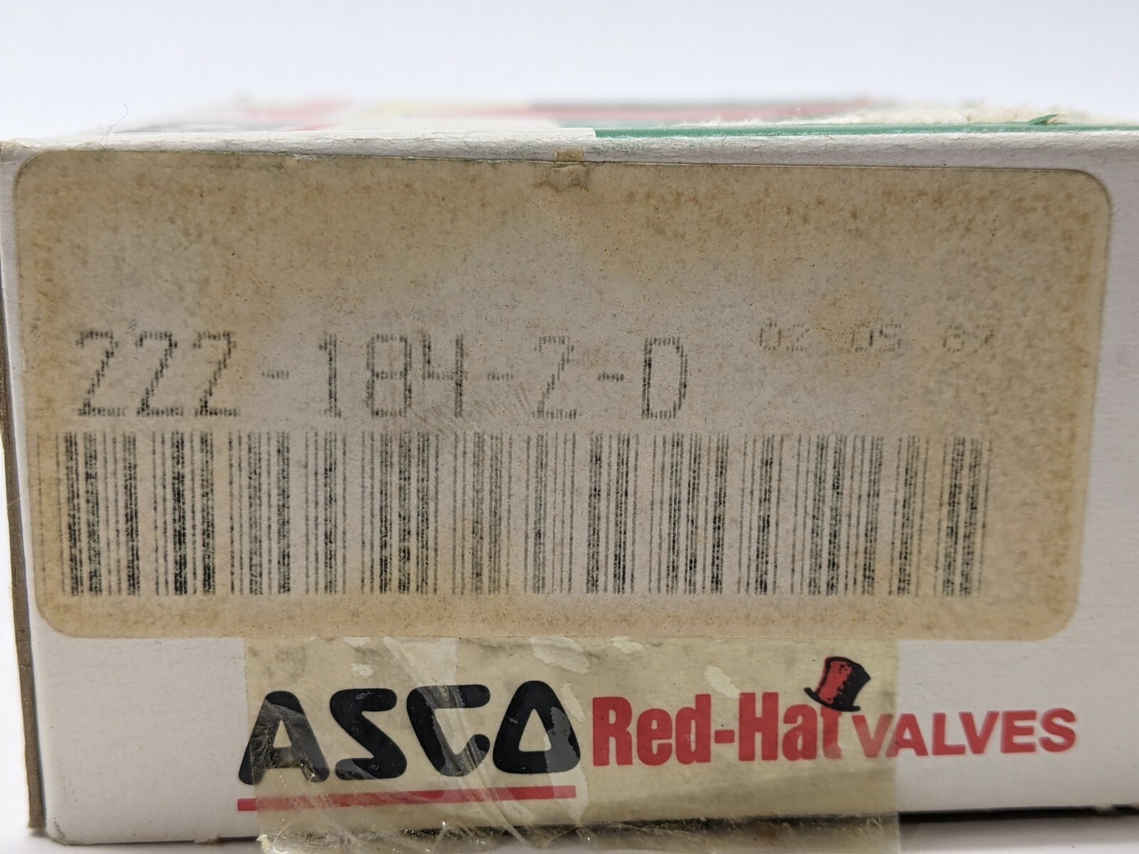 Asco 222-184-2-D Solenoid Valve Coil Red Hat 240/DC HT