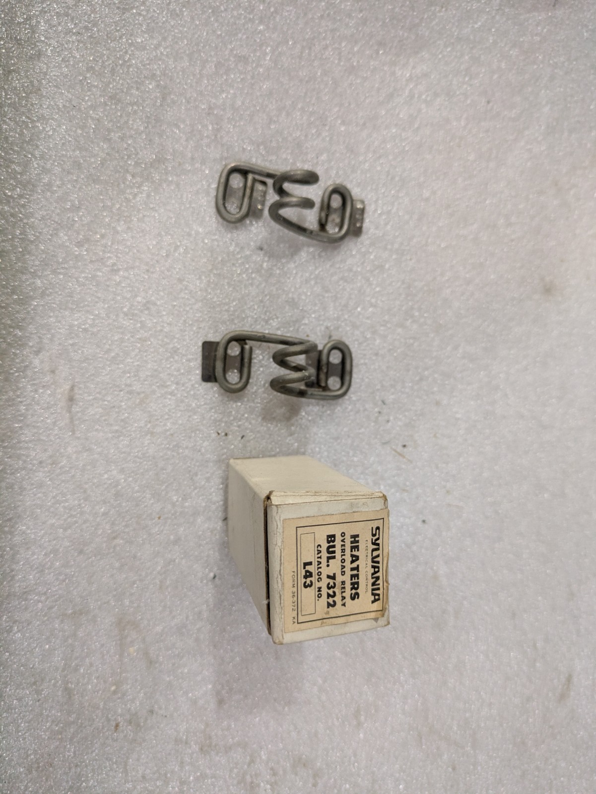 Joslyn Clark Sylvania L43 Bulletin 7322 Overload Relay Heater Element Lot of 2
