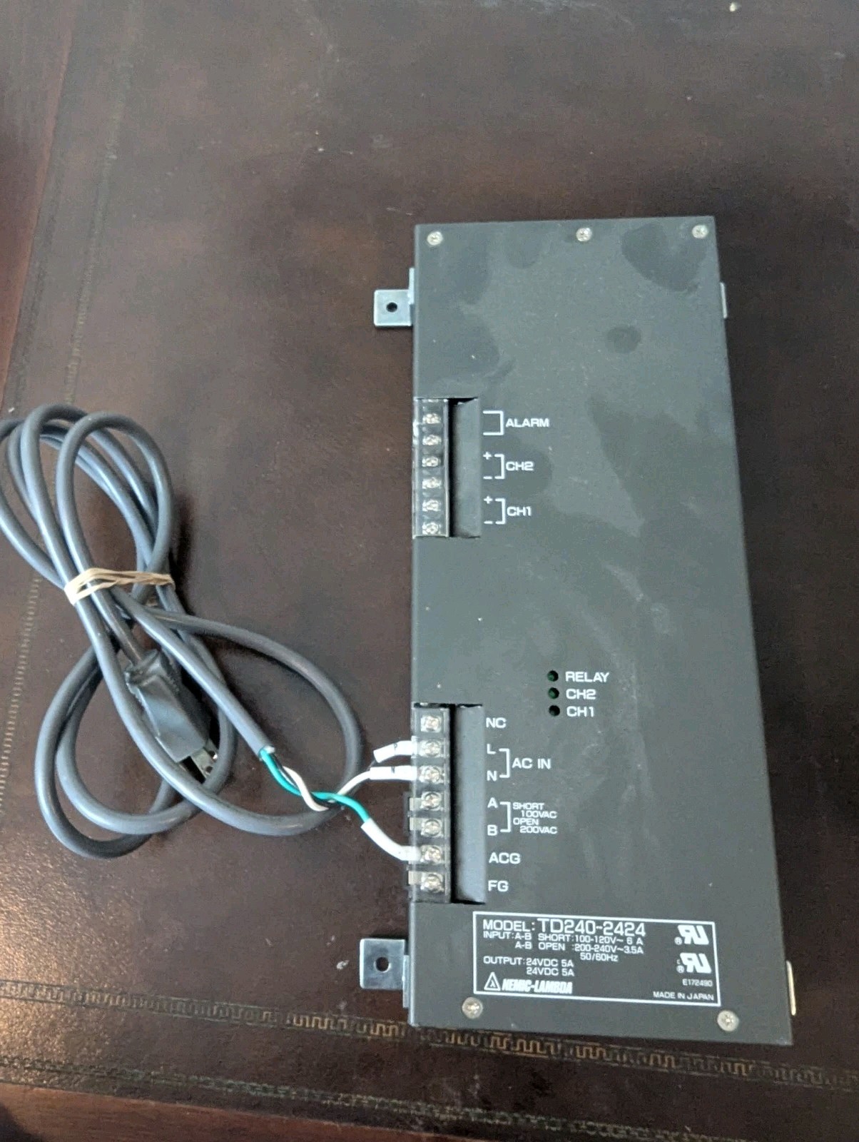 Nemic-Lambda Td240-2424 Pcb Power Supply Controller