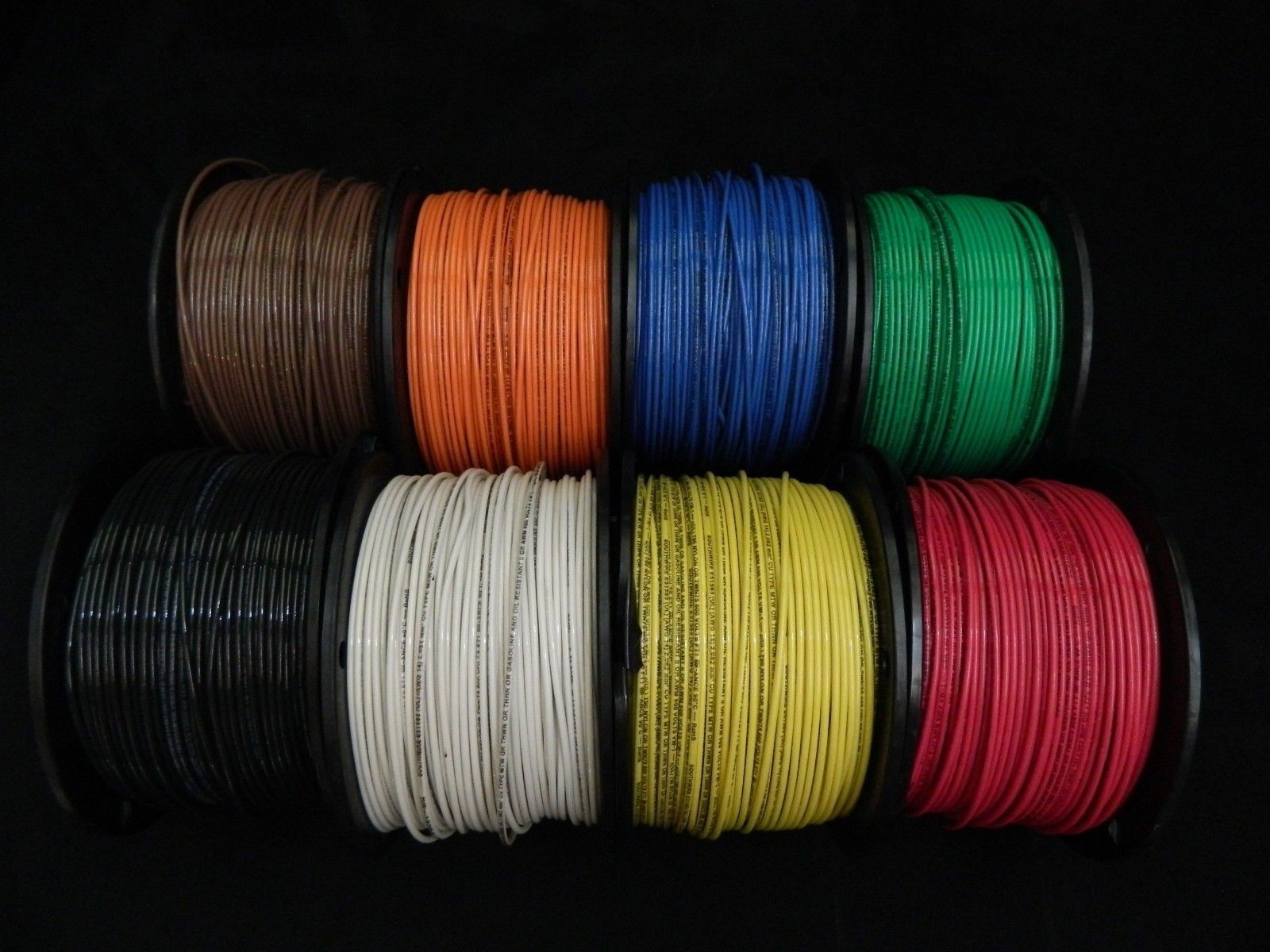 14 GAUGE THHN WIRE STRANDED PICK 3 COLORS 25 FT EACH THWN 600V CABLE AWG