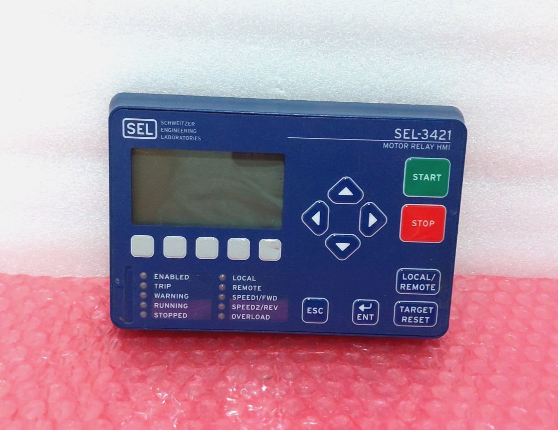 SEL-3421 Motor Relay HMI Schweitzer Engineering Laboratories SEL 3421