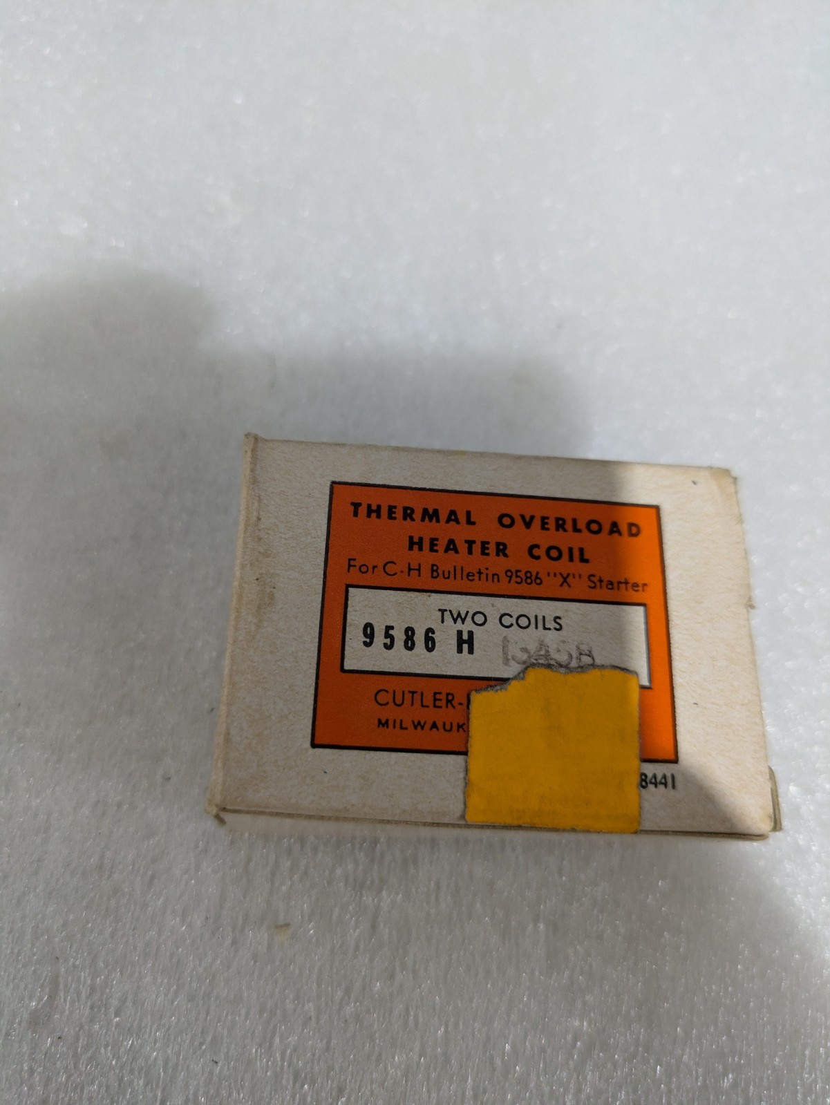 Cutler Hammer 9586H1345B Thermal Overload Relay Heater Element Coil Lot of 2