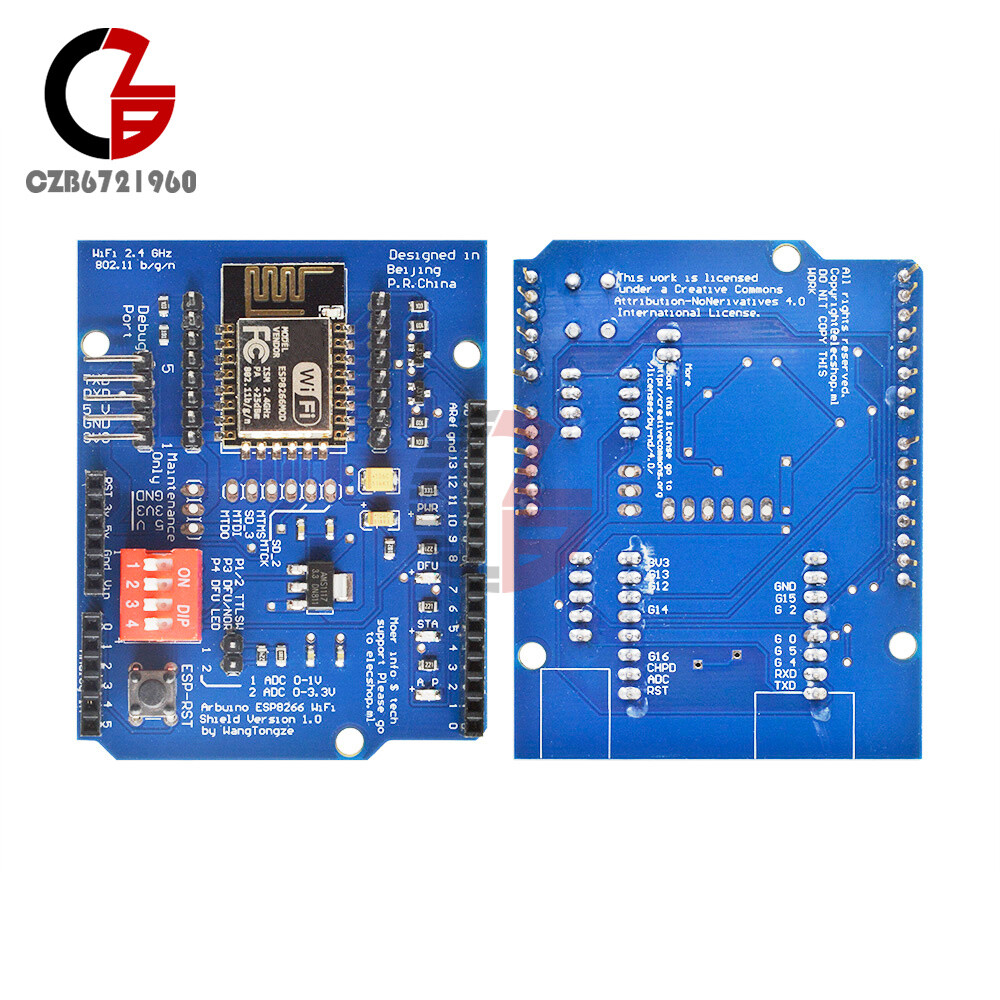 ESP-12E ESP8266 UART WIFI Wireless Shield TTL Converter for Arduino UNO R3 Mega