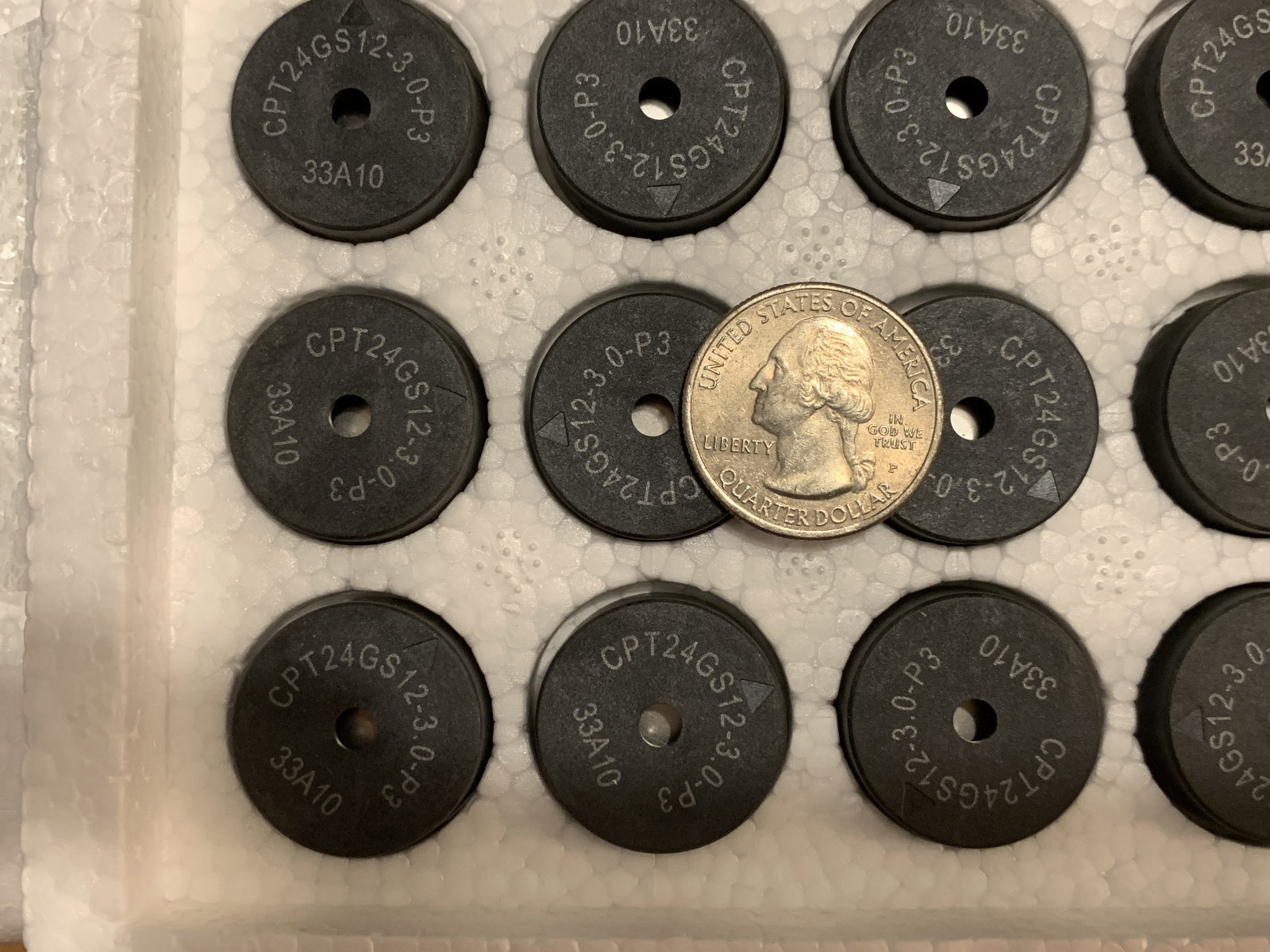 NEW 50x Murata CPT24GS12-3.0-P3 90 db SPL 3 Piezo (Audio) 3kHz Electric Sounder