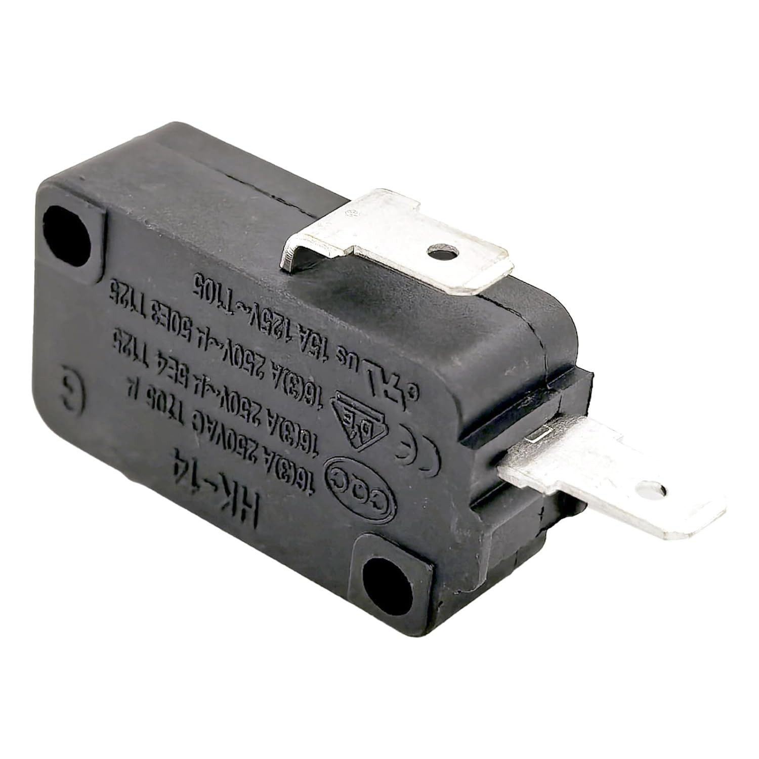 HK-14 Normally Open (NO) Micro Switch (3-Pack), 16A 125/250VAC 2-Pin Air Fryer D