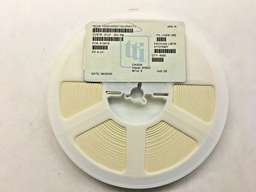 Lot of 200 CR10-103J-T Kyocera Chip Resistor 10K Ohm 5% 100mW 1/10W 0603 SMT NO
