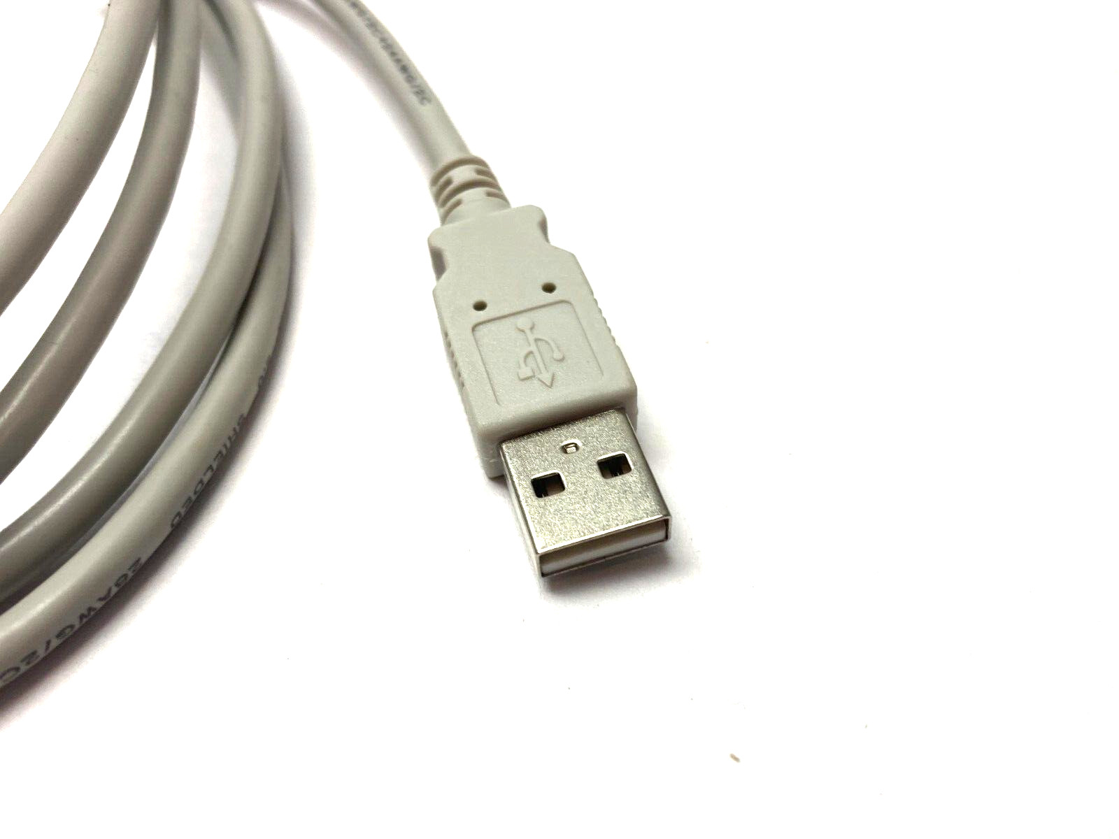 Advantech B+B SmartWorx TID 60000467 USB AM/BM Printer Cable 6′ Length, GRAY
