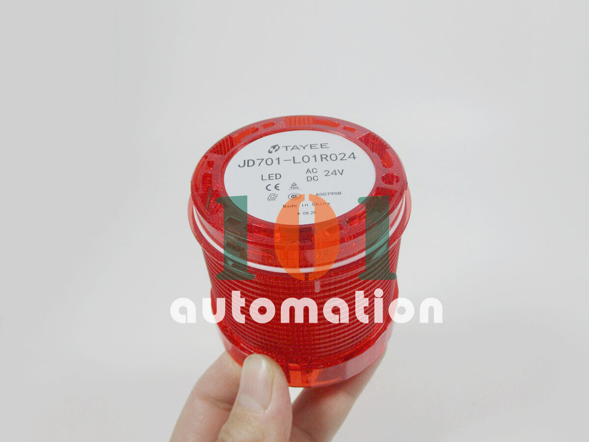 1PCS NEW TAYEE Monochrome warning light JD701-L01R024 24V+ A007908 Wire base