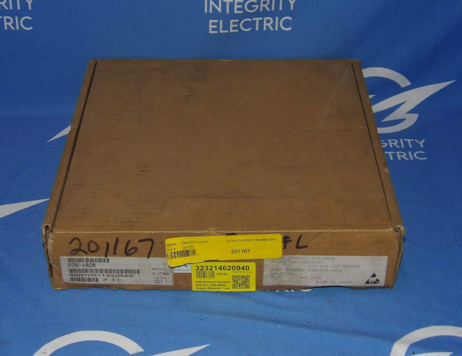 NIB Siemens Simatic 505 PLC 505-4808 Output Module 1 year Warranty