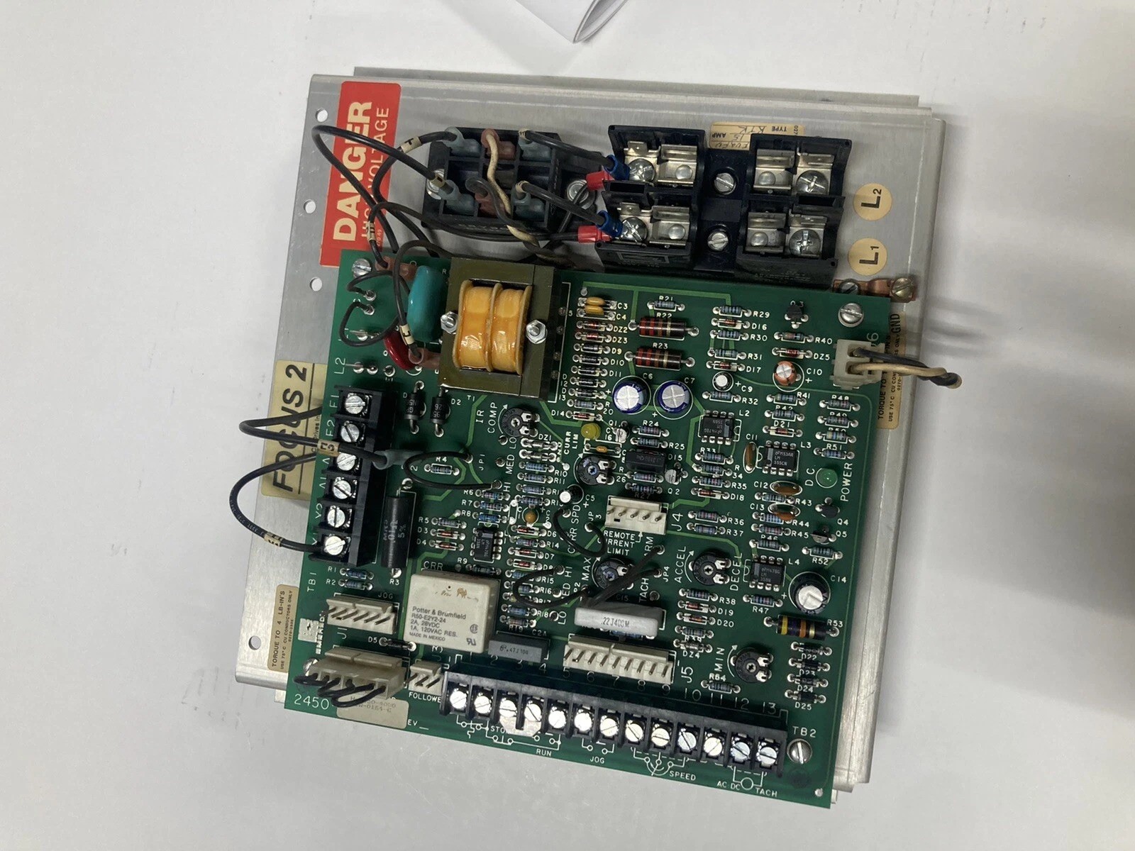 DC DRIVE NIDEC CORP 2450-8010 / 24508010 (USED)