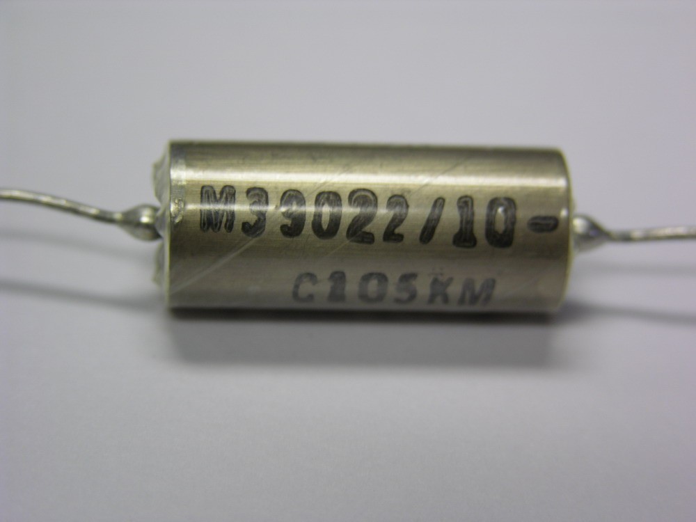 2 MS Electronic Concepts M39022/10-C105KM 1uF 100V Polycarbonate Capacitors