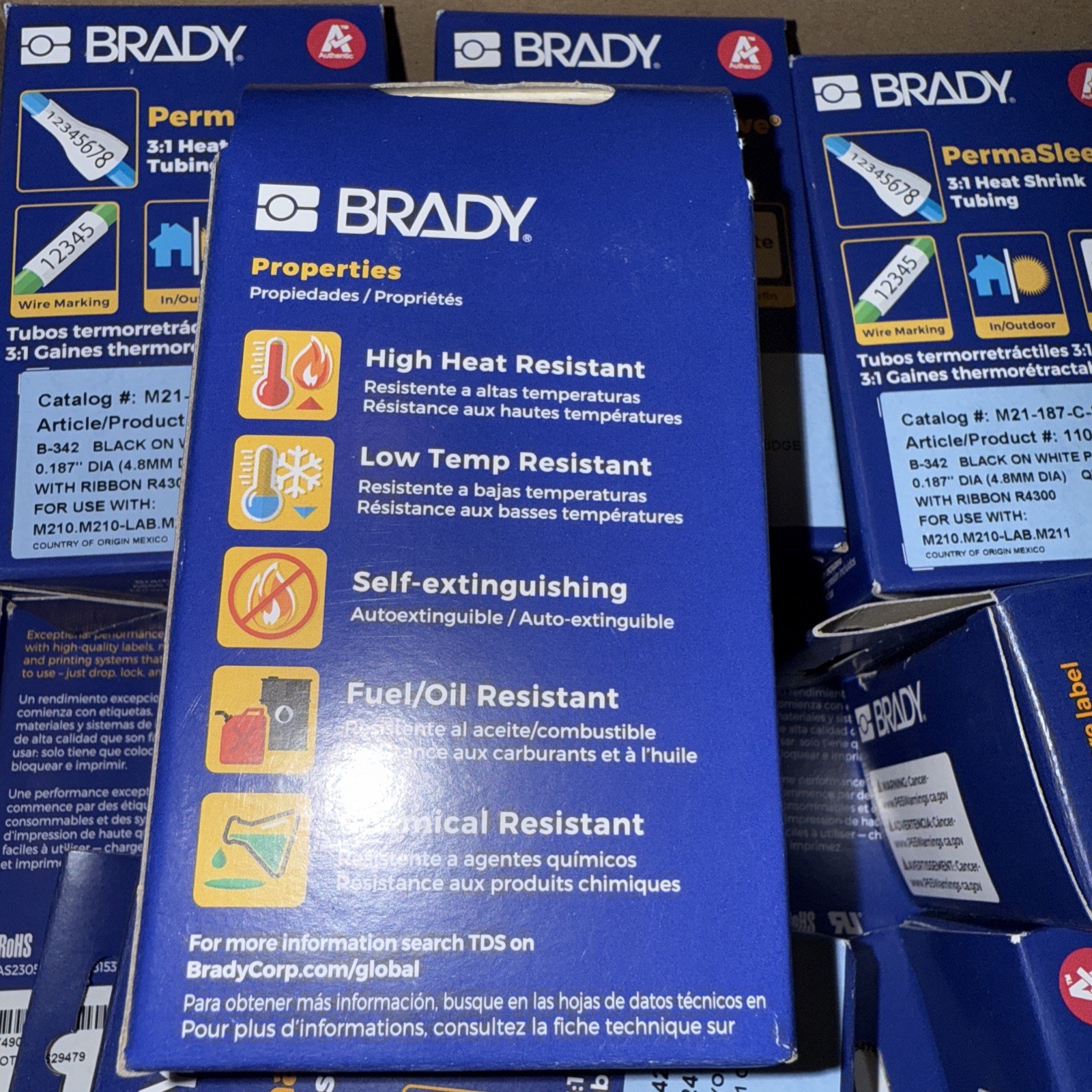 🔥 🔥 🔥 20 cartridge lot of Brady M21-187-C-342 new.