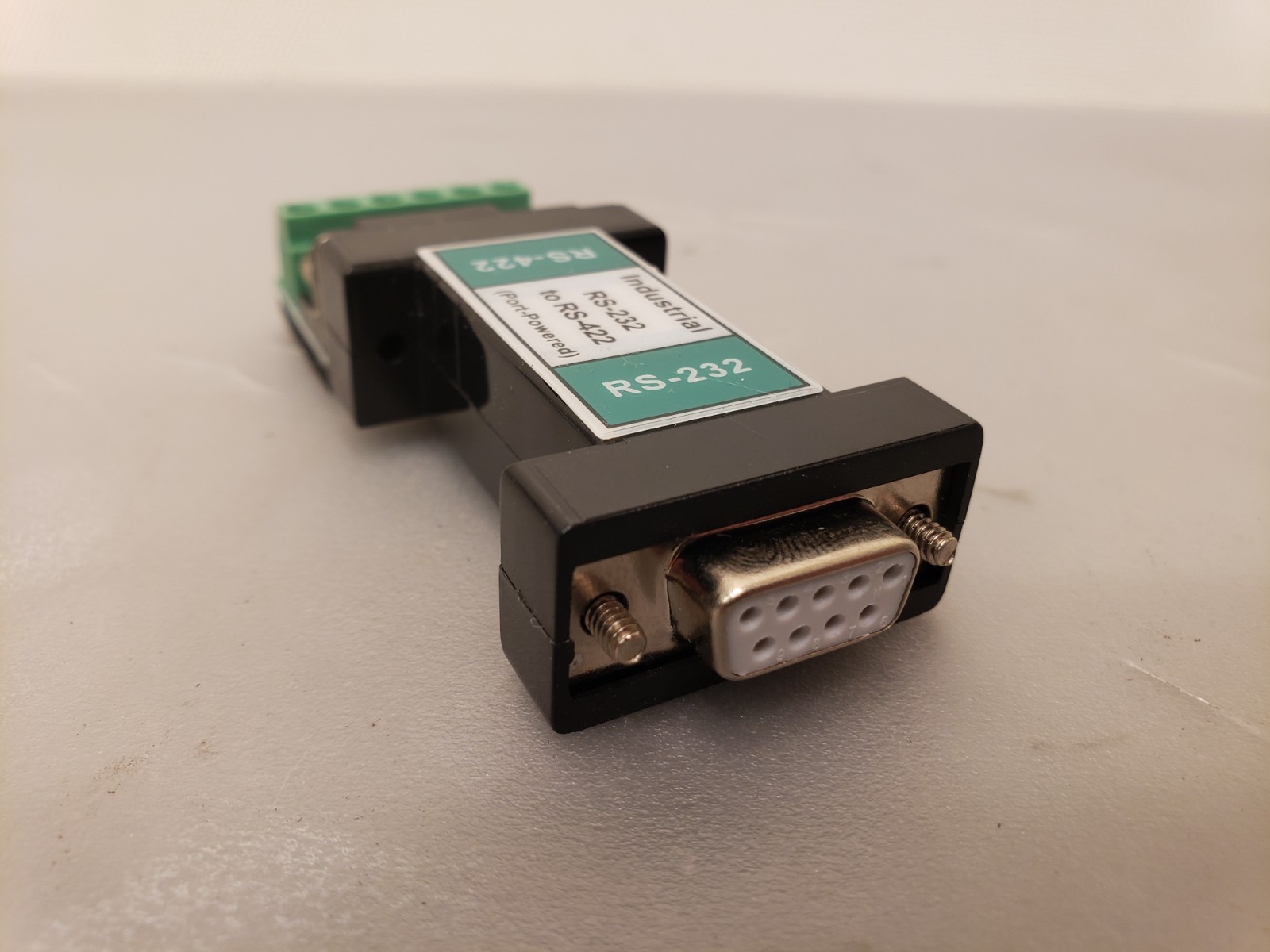 Industrial Port Powered RS-232 to RS-422 Converter DB9 DB-9