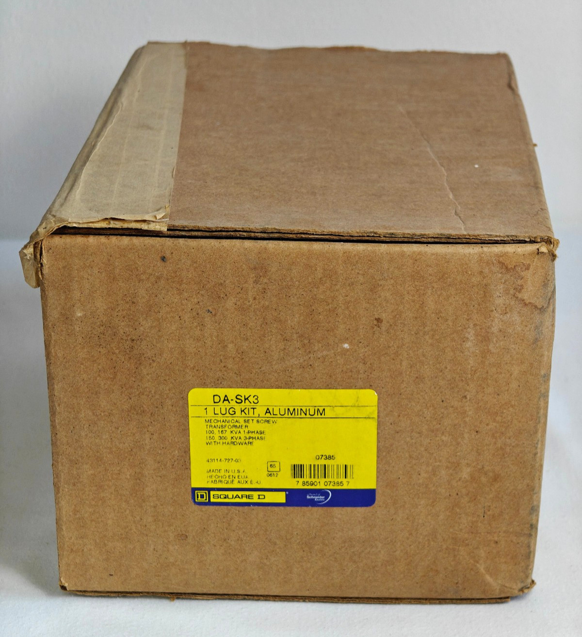 SQUARE D DA-SK3 Aluminum Set Screw Lug Kit 07385 NEW IN BOX SEALED
