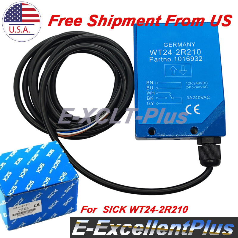 New in Box Photoelectric Switch Sensor For SICK WT24-2R210 12-240VDC 24-240VAC