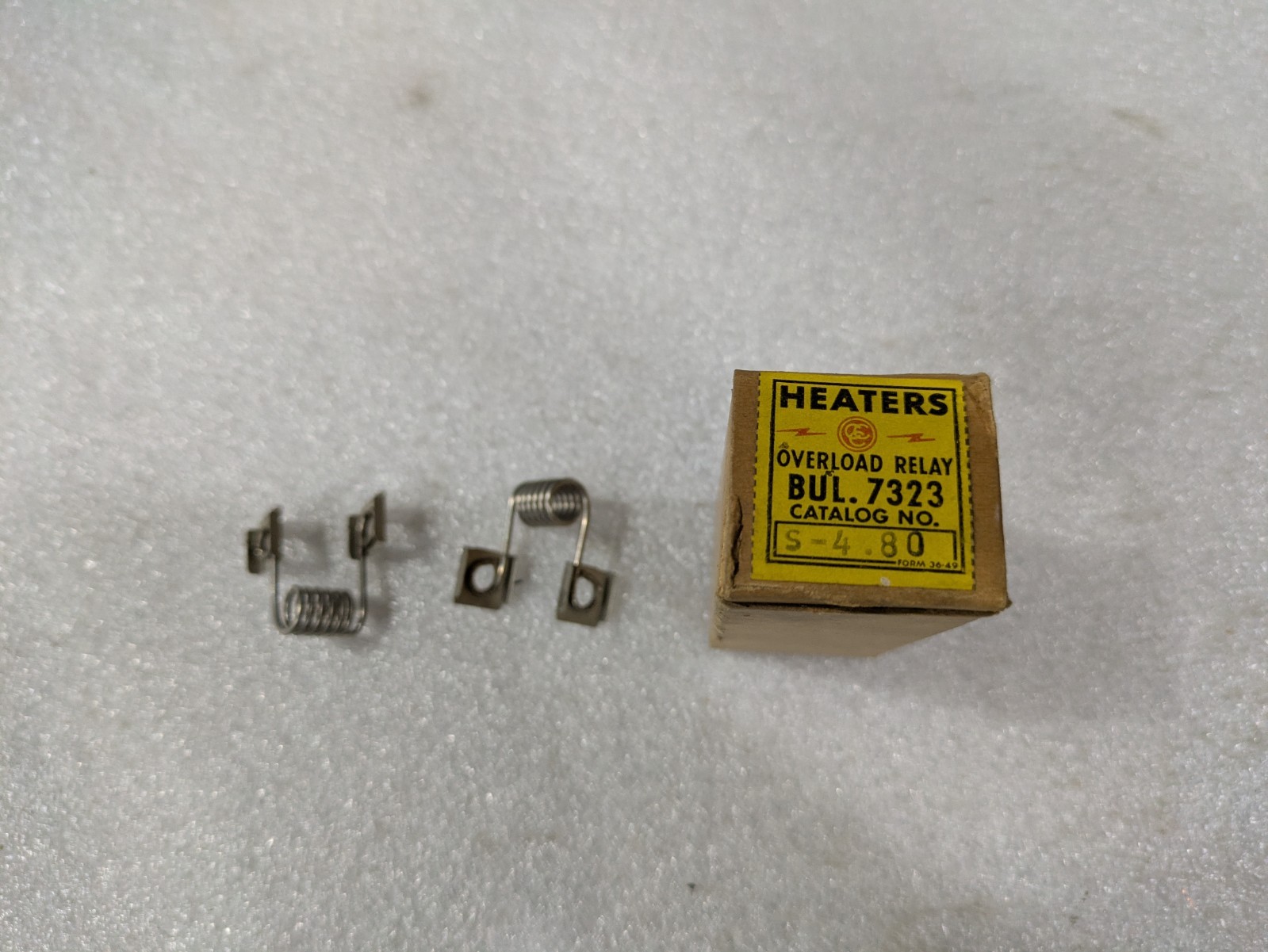 Joslyn Clark S-4.80 Bulletin 7323 Overload Relay Heater Element Coil Lot of 2