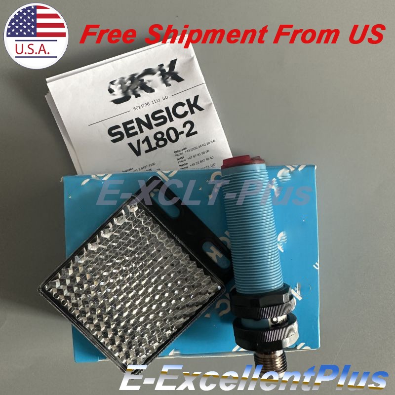 Photoelectric Sensor VL1802P42436 For Sick VL180-2P42436 6037496 10-30VDC 4-Pins